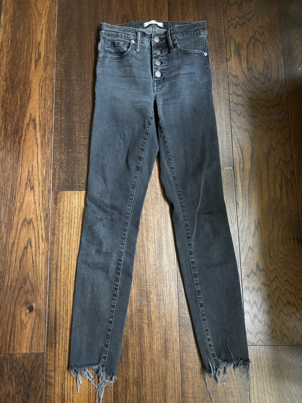 Madewell 9 inch High-Rise Button-Fly Skinny Jeans
